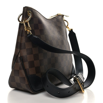 Louis Vuitton Damier Ebene Odeon PM Black 3 of 9