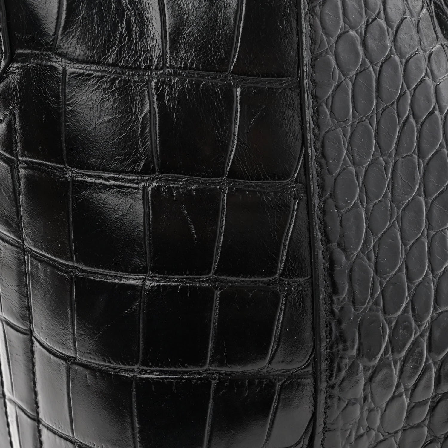 Givenchy Calfskin Crocodile Embossed Large Antigona Black 17 of 17