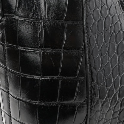 Givenchy Calfskin Crocodile Embossed Large Antigona Black 17 of 17
