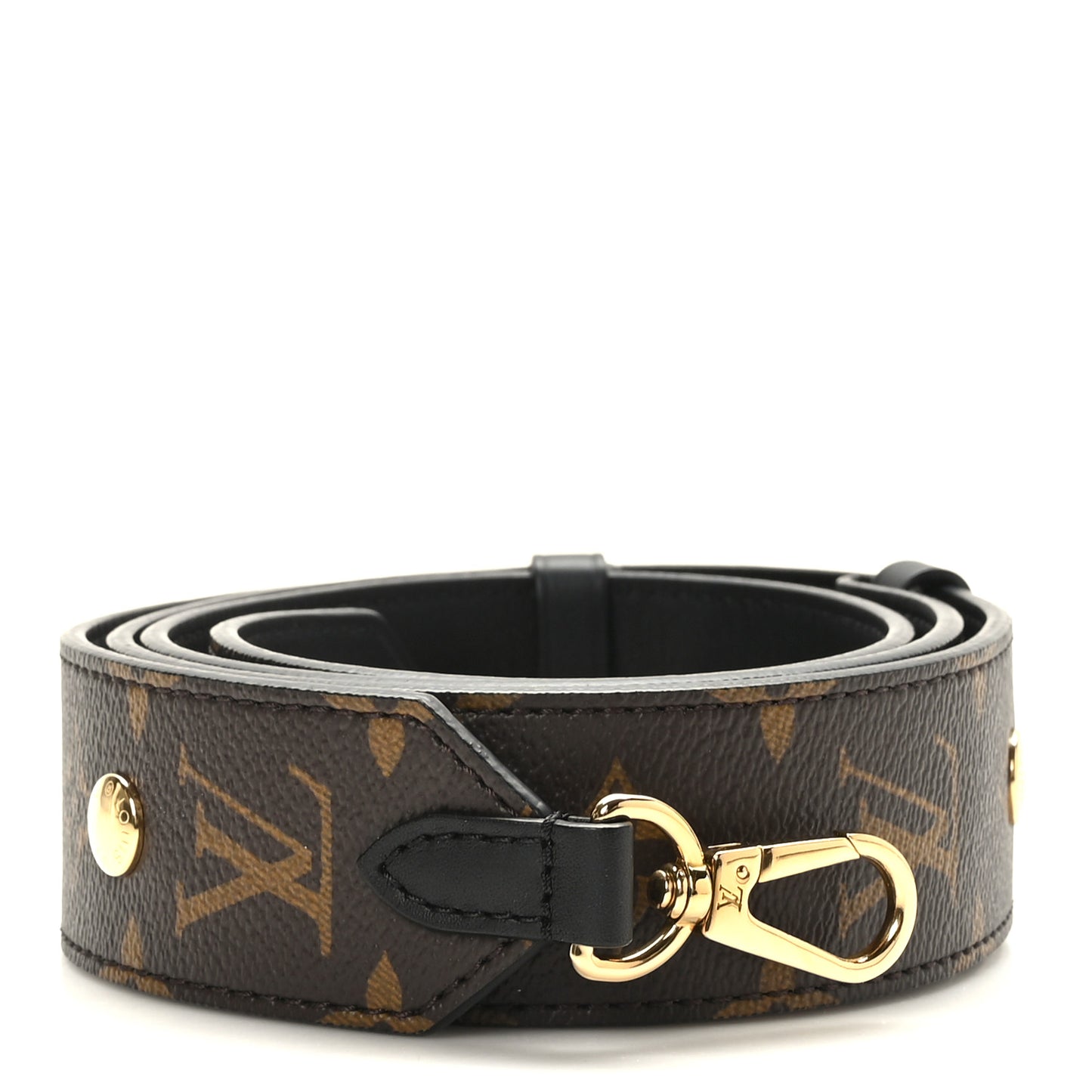 Monogram Adjustable Bandouliere Shoulder Strap Black