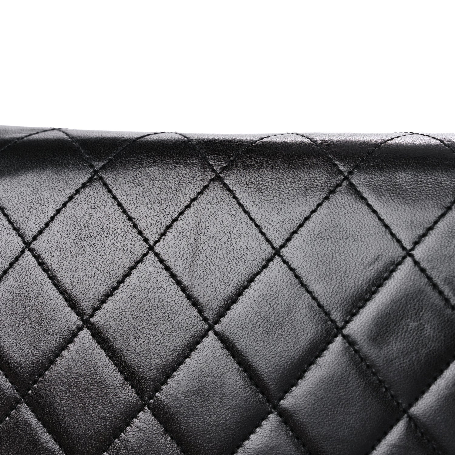 Chanel Lambskin Quilted Medium Single Flap Black 17 of 22