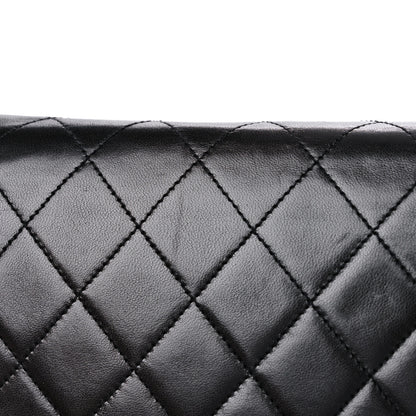 Chanel Lambskin Quilted Medium Single Flap Black 17 of 22