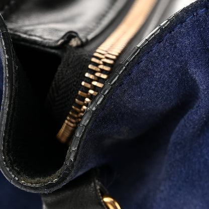 Celine Elephant Calfskin Suede Tri-color Nano Luggage Sand 12 of 13