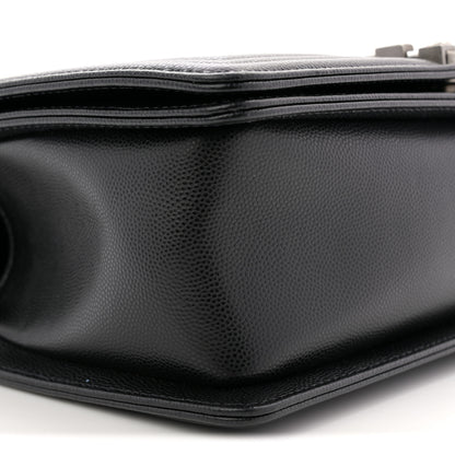 Chanel Caviar Quilted Medium Boy Flap Black 9 of 11