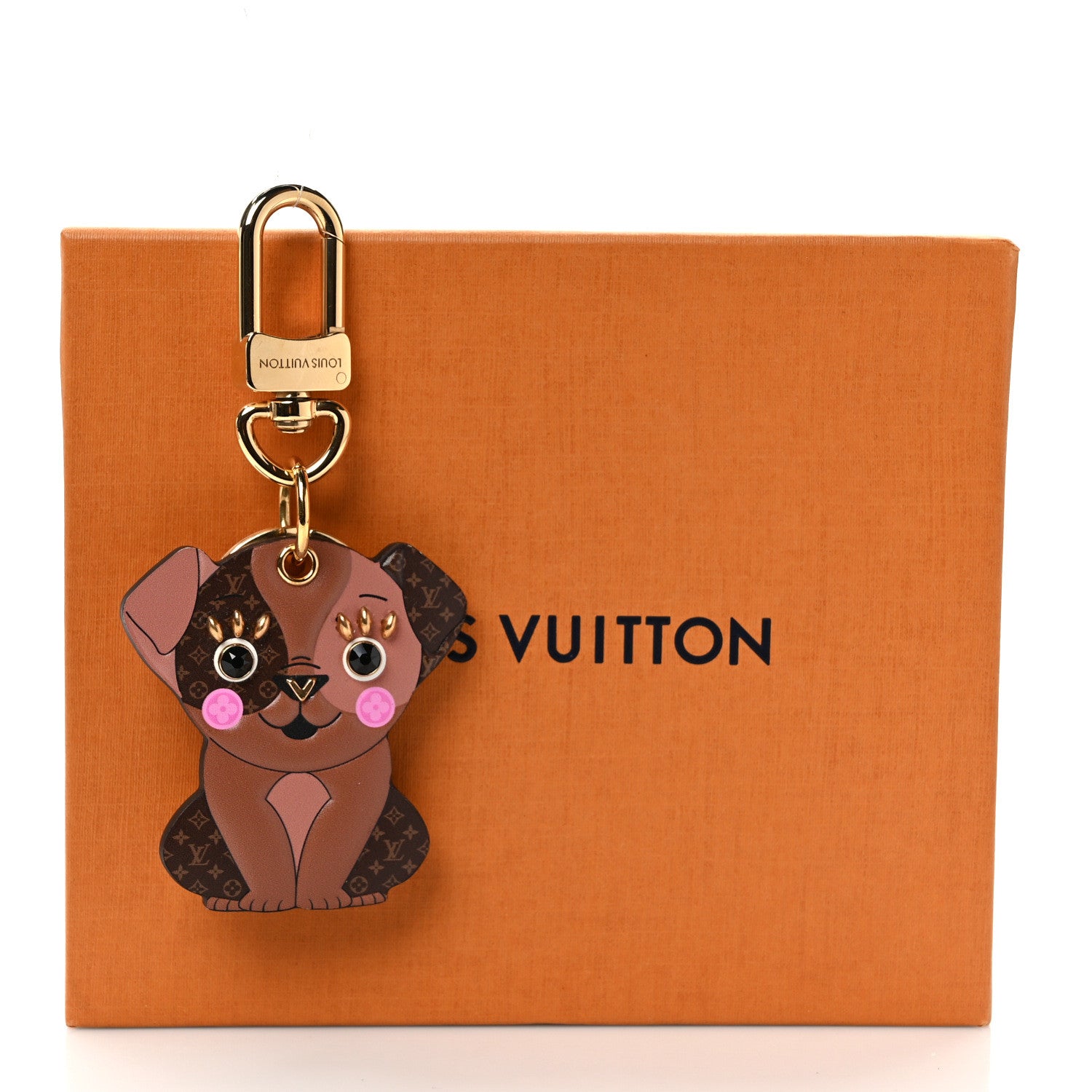 Louis Vuitton Monogram Puppy Bag Charm Key Holder 4 of 4