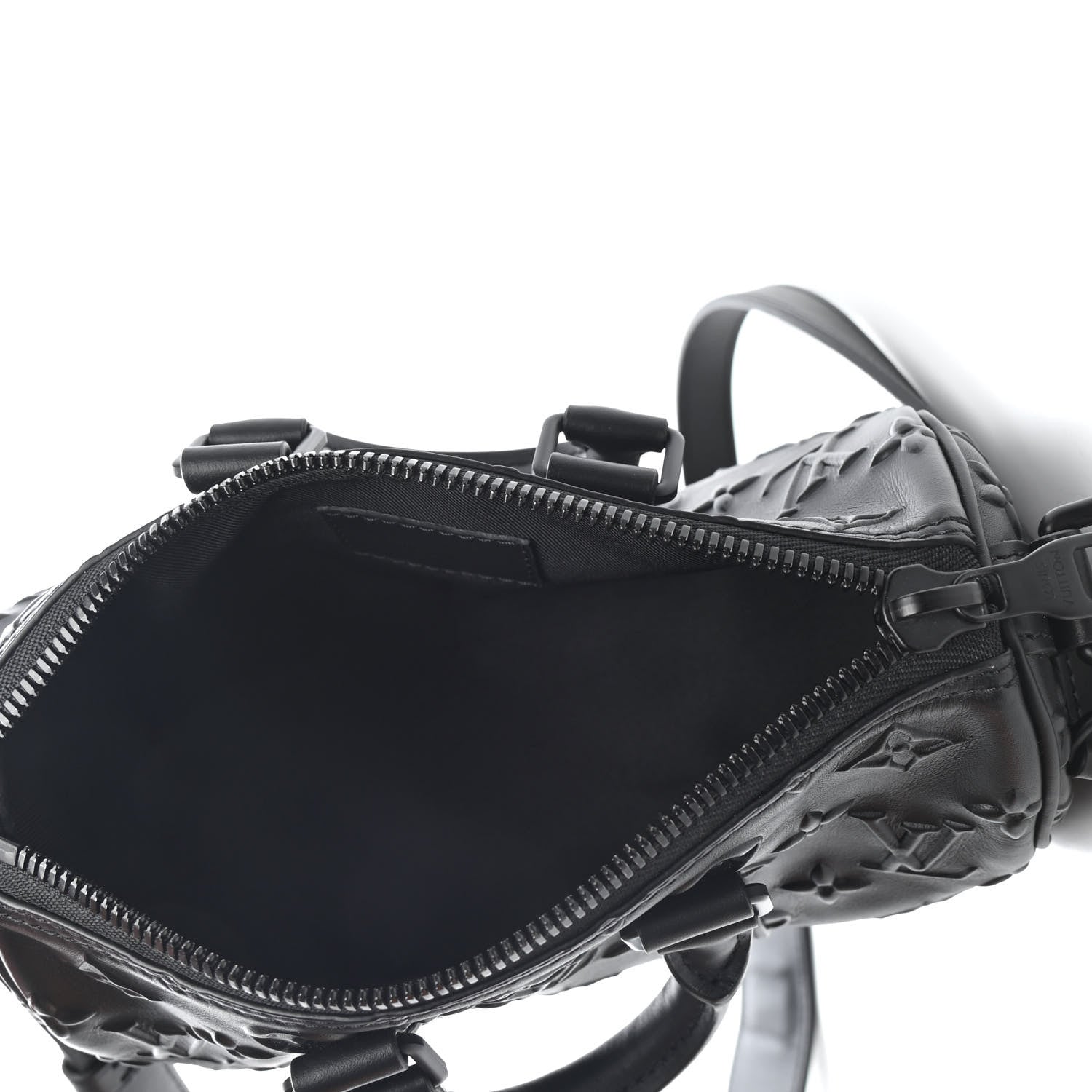 Louis Vuitton Monogram Seal Keepall XS Black 4 of 4