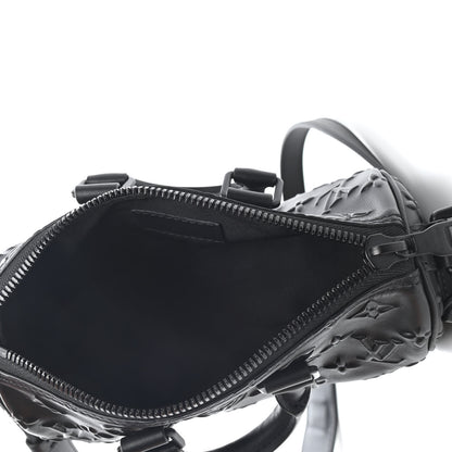 Louis Vuitton Monogram Seal Keepall XS Black 4 of 4