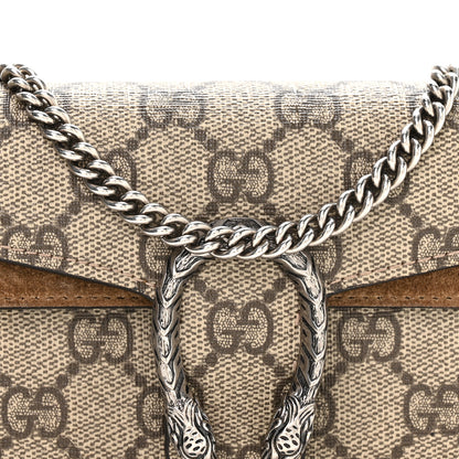 Gucci GG Supreme Monogram Super Mini Dionysus Shoulder Bag Taupe 7 of 10