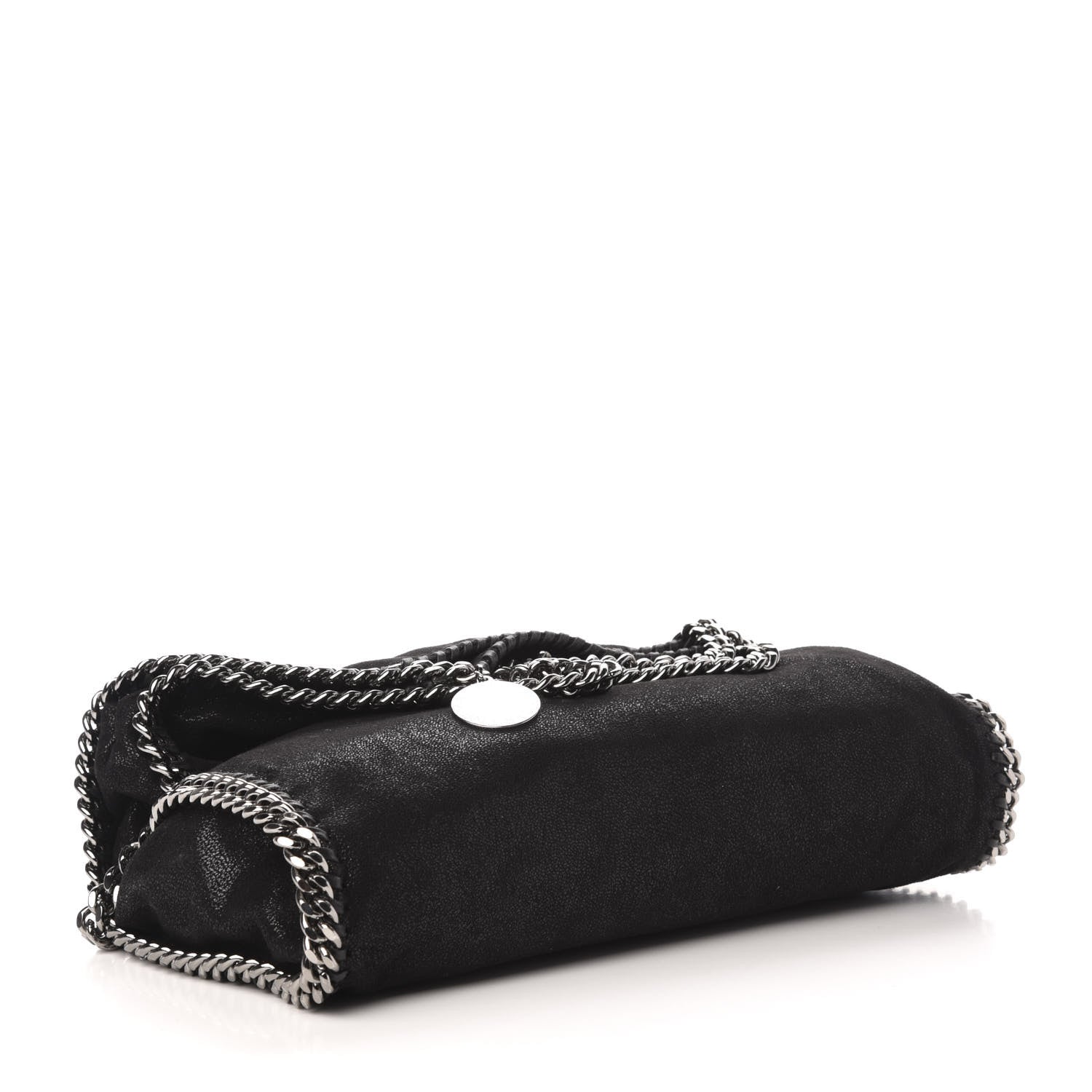 Stella McCartney Shaggy Deer Falabella Fold Over Tote Black 5 of 11