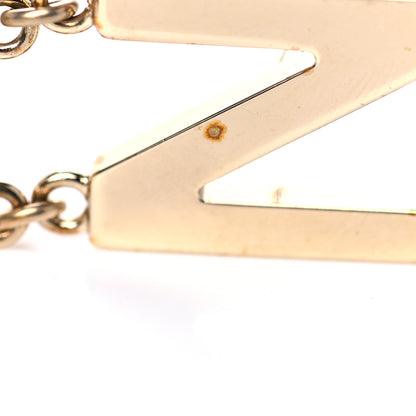 Chanel Metal Cha-Nel Logo Drop Earrings Gold 8 of 9