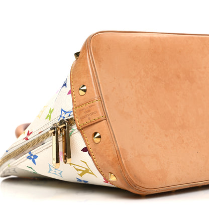 Louis Vuitton Monogram Multicolor Alma White 9 of 12