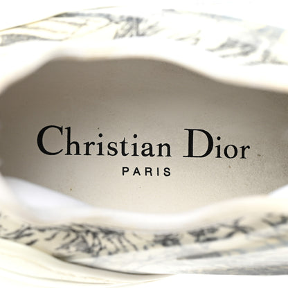 Christian Dior Neoprene Rubber Womens D-Connect Sneakers 40.5 White Black 8 of 9