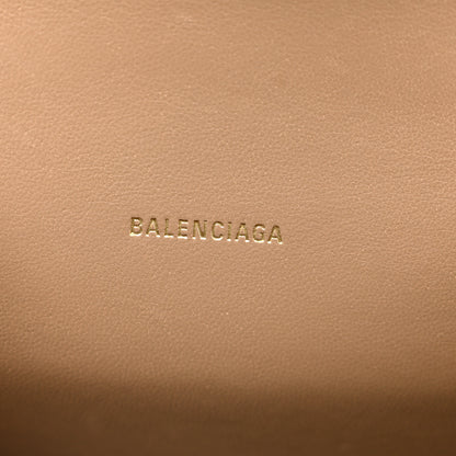 Balenciaga Coated Canvas BB Monogram Hourglass Top Handle Bag XS Beige Brown 6 of 11