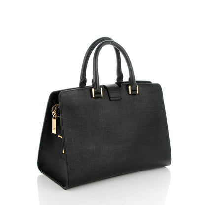 Saint Laurent Textured Calfskin Small Classic Y Cabas Black 3 of 7