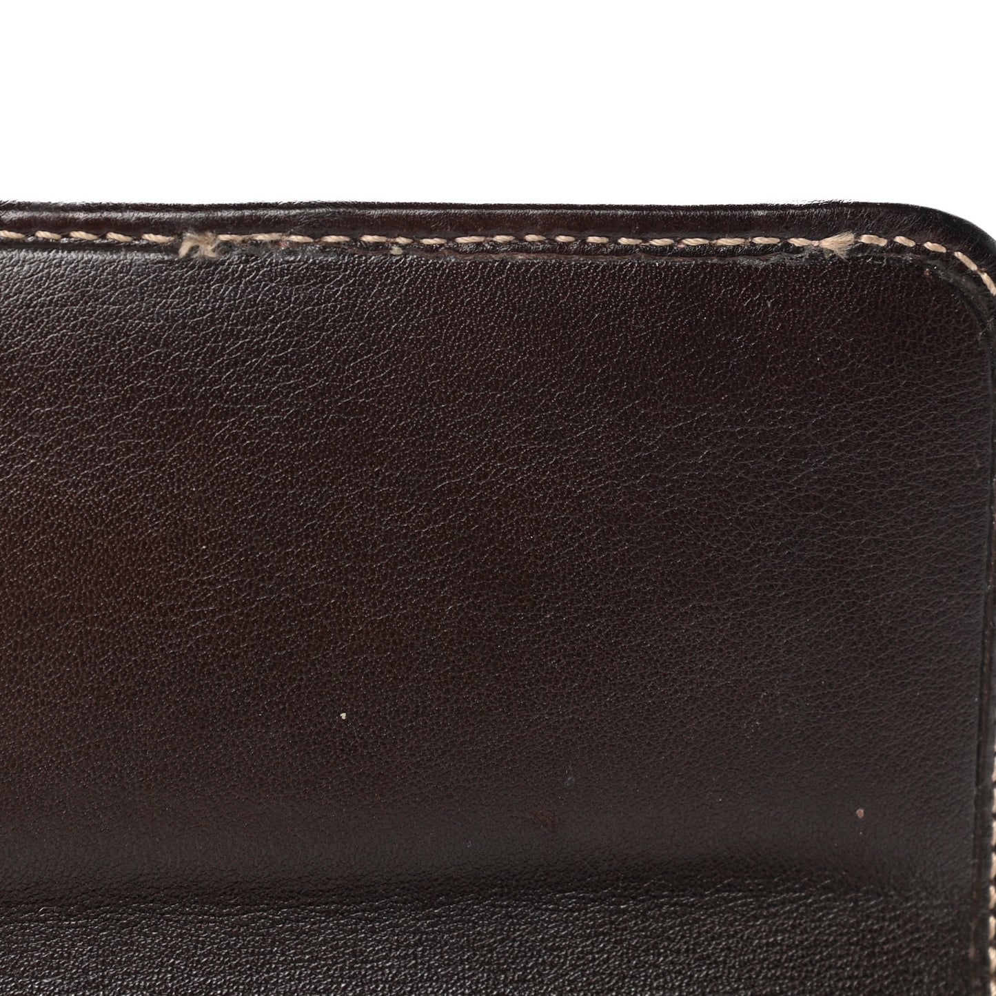 Calfskin Britt Continental Wallet Brown