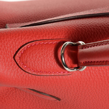 Hermes Togo Kelly Retourne 32 Vermillion 17 of 26