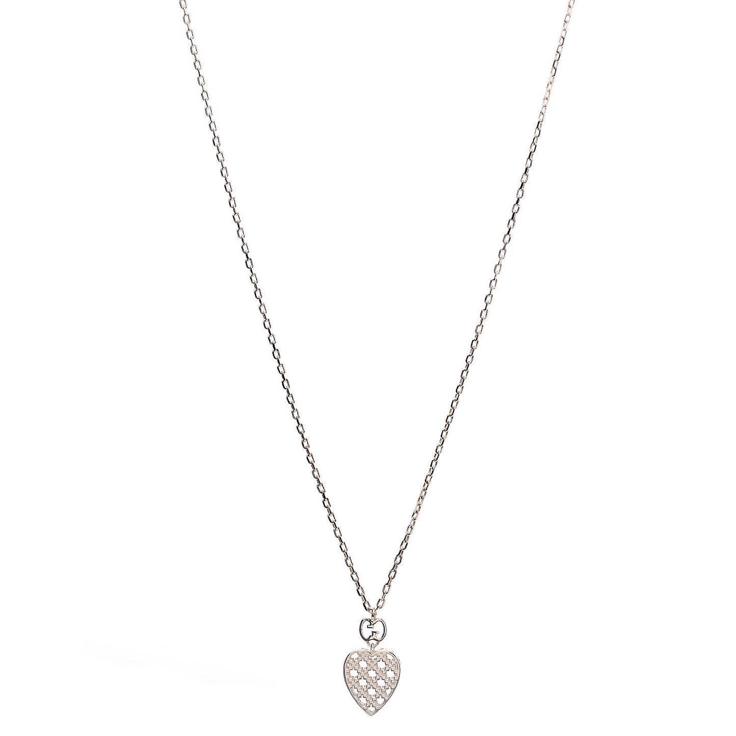 18K Yellow Gold Diamantissima Heart Pendant Necklace