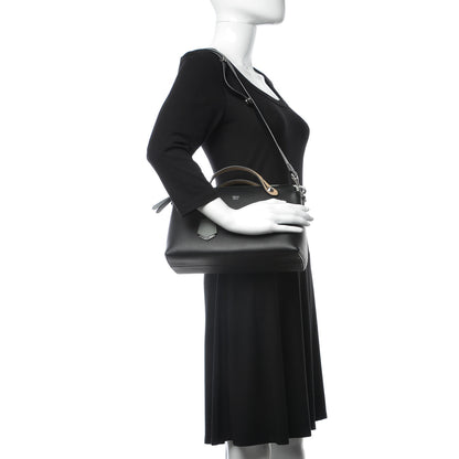 Fendi Vitello Dolce 4 Color Medium By The Way Boston Bag Carbone Grigio Polvere Multicolor 2 of 12