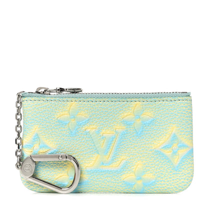 Louis Vuitton Empreinte Monogram Summer Stardust Key Pouch Water Green 1 of 7