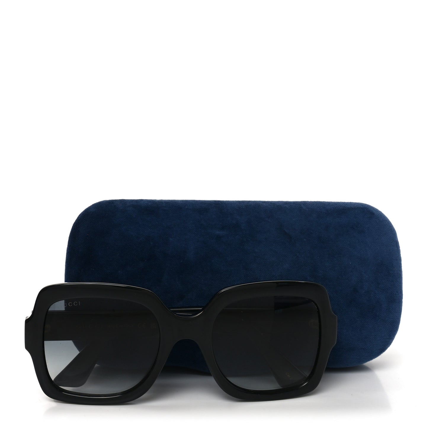 Acetate Square Frame Sunglasses GG1337S Black