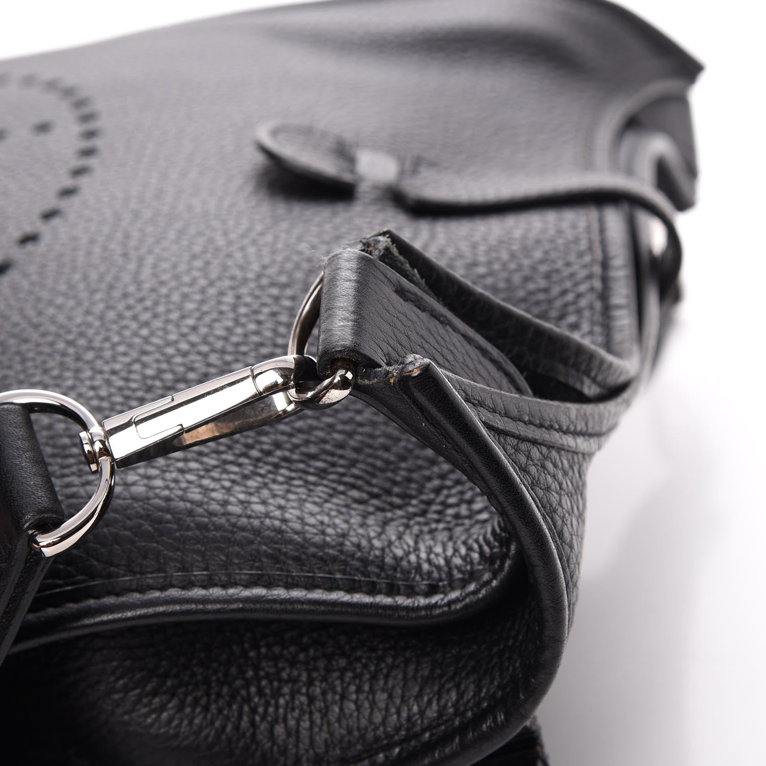 Hermes Taurillon Clemence Evelyne II PM Black 10 of 15