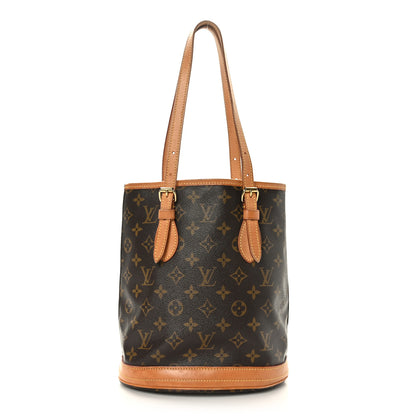 Louis Vuitton Monogram Petit Bucket 23 1 of 8