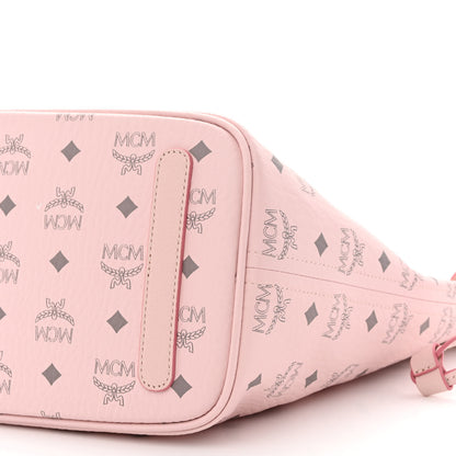 MCM Visetos Medium Liz Reversible Shopper Tote Powder Pink 11 of 19