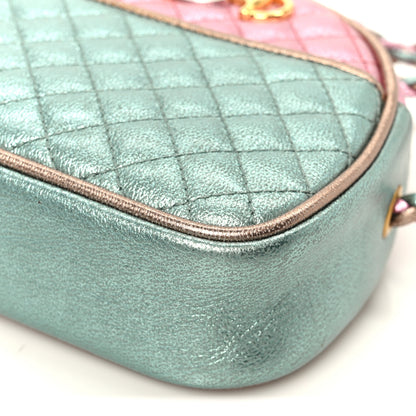 Gucci Laminated Nappa Trapuntata Mini Zumi Dome Shoulder Bag Rosa Lago Rame 10 of 11