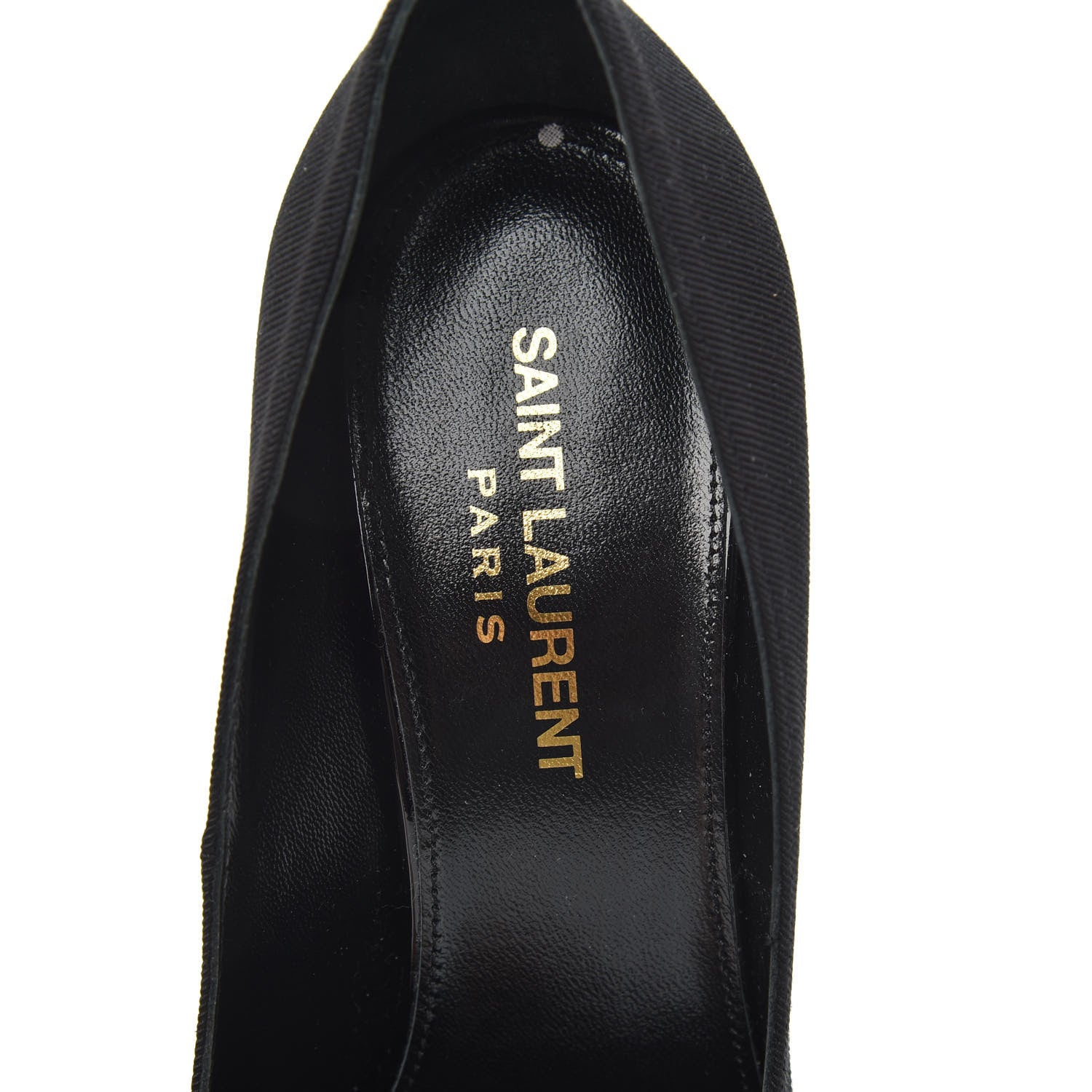 Saint Laurent Grosgrain Penelope Pumps 36 Black 6 of 9