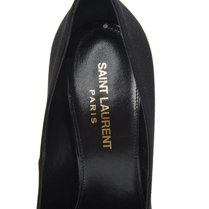 Saint Laurent Grosgrain Penelope Pumps 36 Black 6 of 9