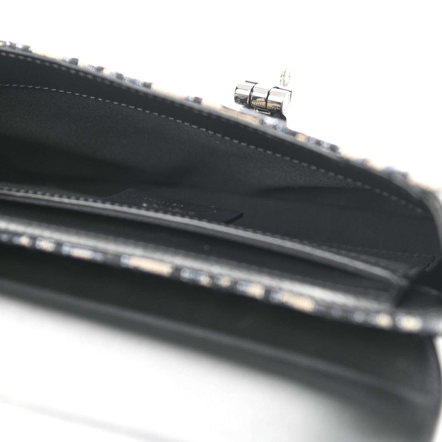 Christian Dior Oblique Smooth Calfskin Messenger Beige Black 5 of 9
