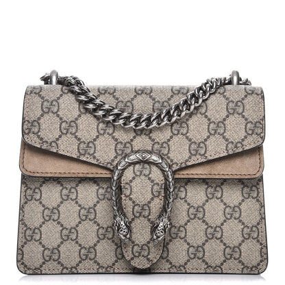 Gucci GG Supreme Monogram Mini Dionysus Shoulder Bag Taupe 1 of 7