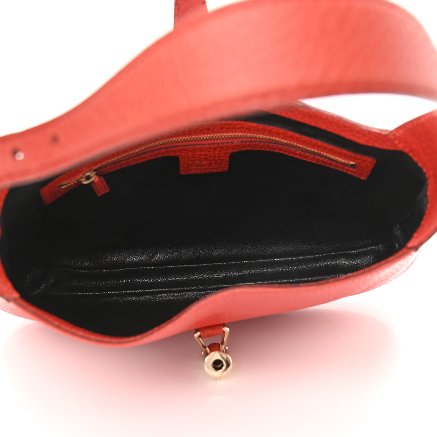 Calfskin Small Jackie O Hobo Dark Orange