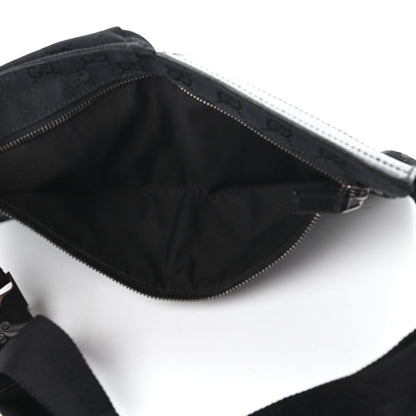 Gucci GG Monogram Double Pocket Belt Bag Black 5 of 10