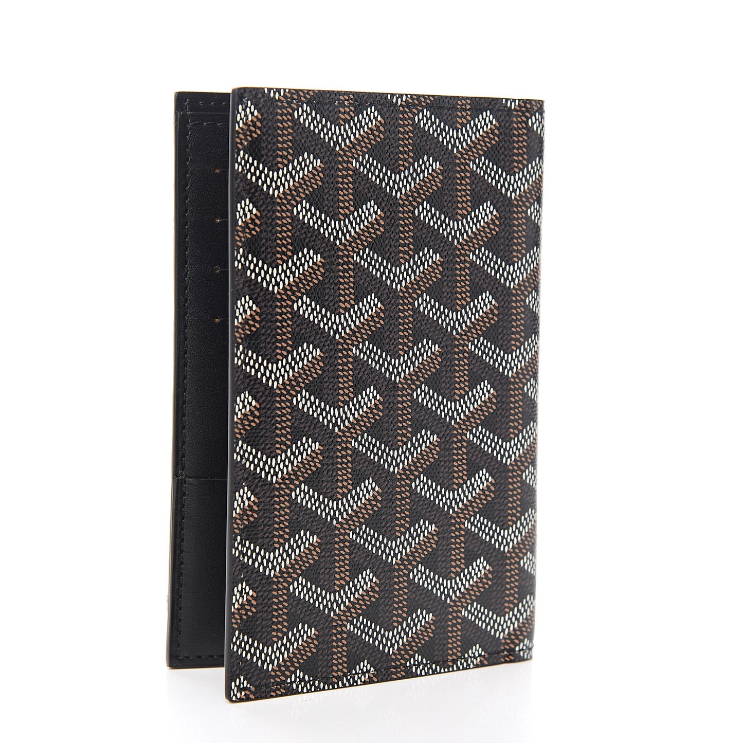 Goyardine Passport Wallet Black