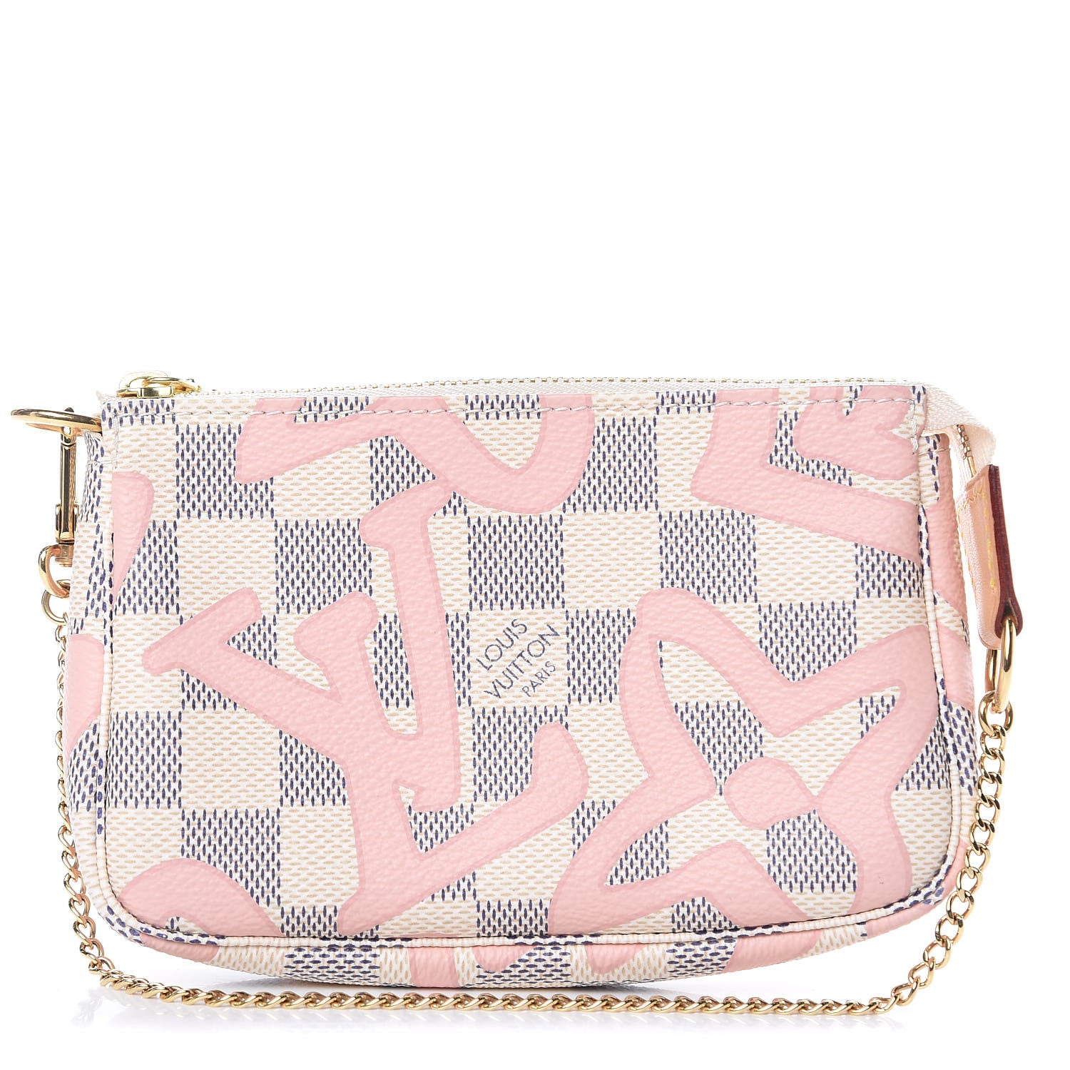 Louis Vuitton Damier Azur Tahitienne Mini Pochette Accessories 1 of 7