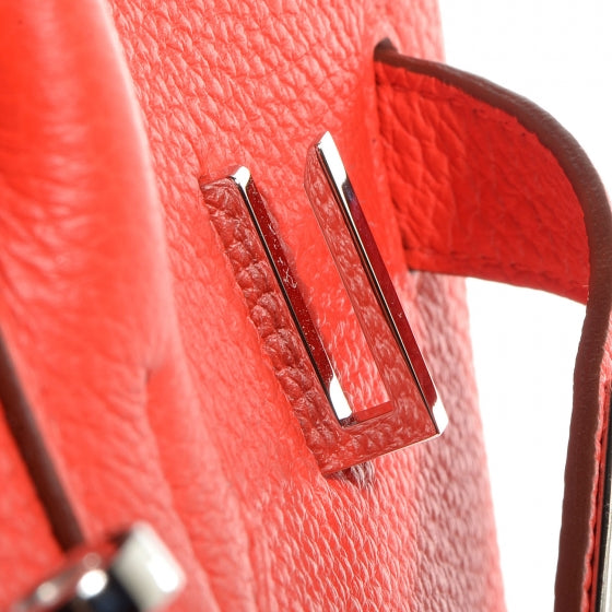 Togo Birkin 35 Rouge Casaque