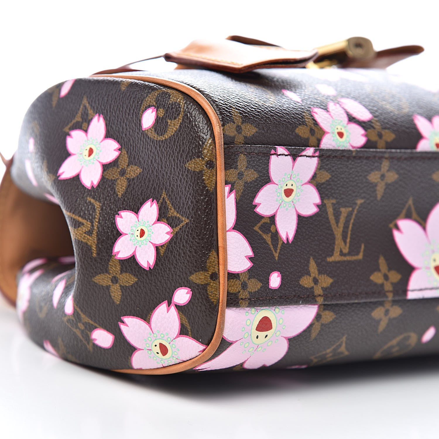 Louis Vuitton Monogram Cherry Blossom Sac Retro Bag Brown 15 of 17