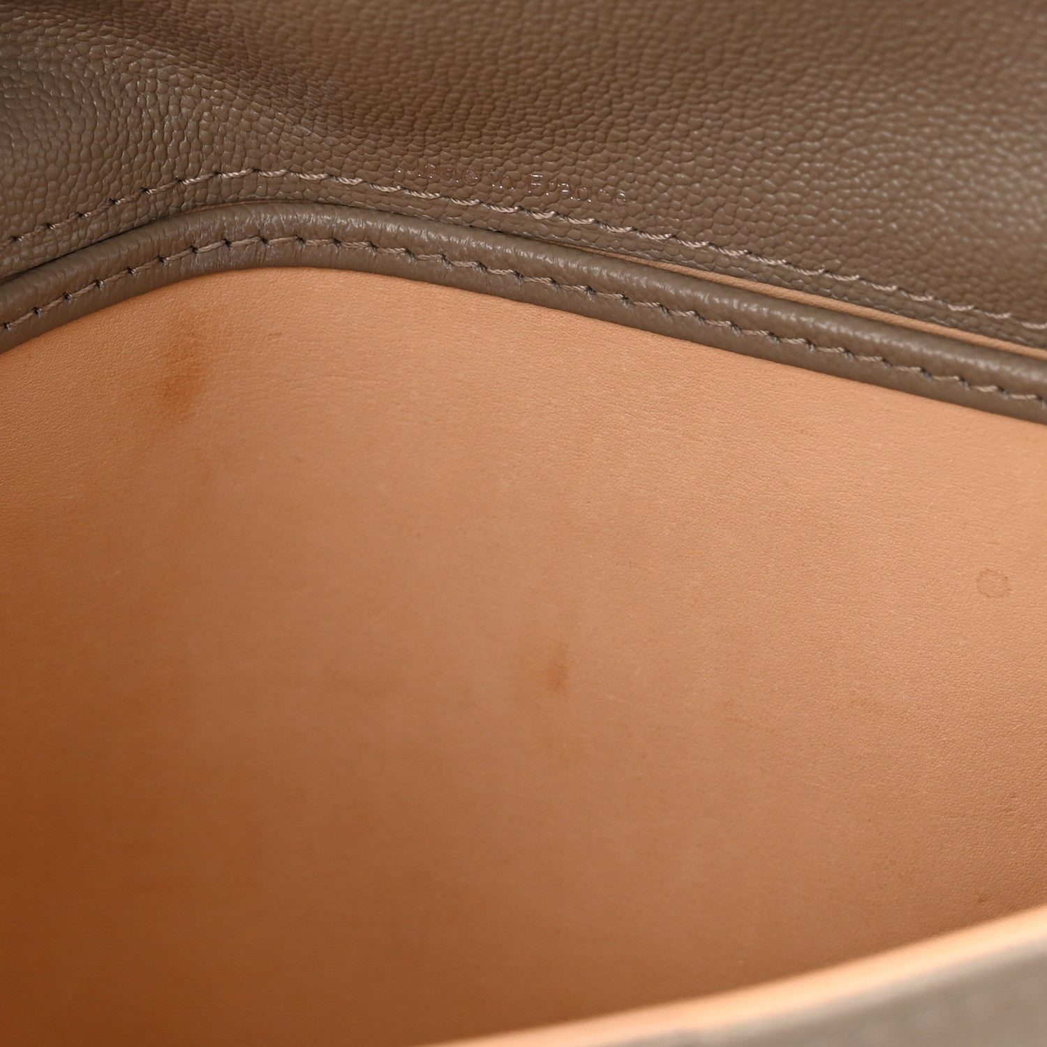 Delvaux Grained Calfskin Mini Brillant Satchel Camaieux Tourterelle 12 of 12