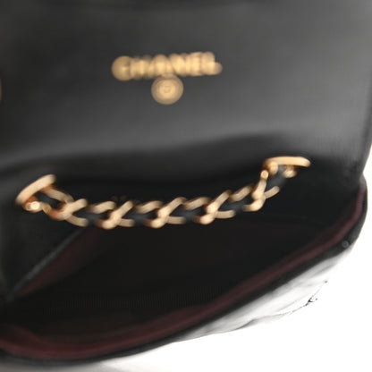 Chanel Lambskin Quilted Chain Belt Bag Black 4 of 11