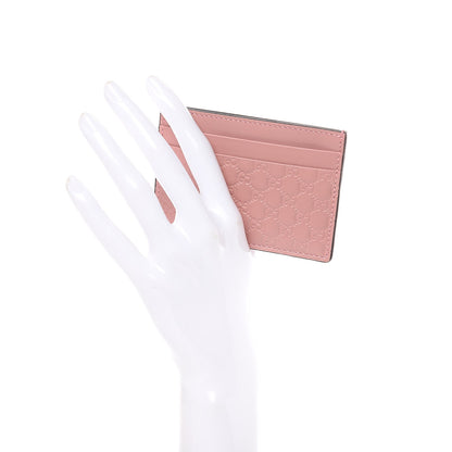 Gucci Microguccissima Card Holder Soft Pink 2 of 5