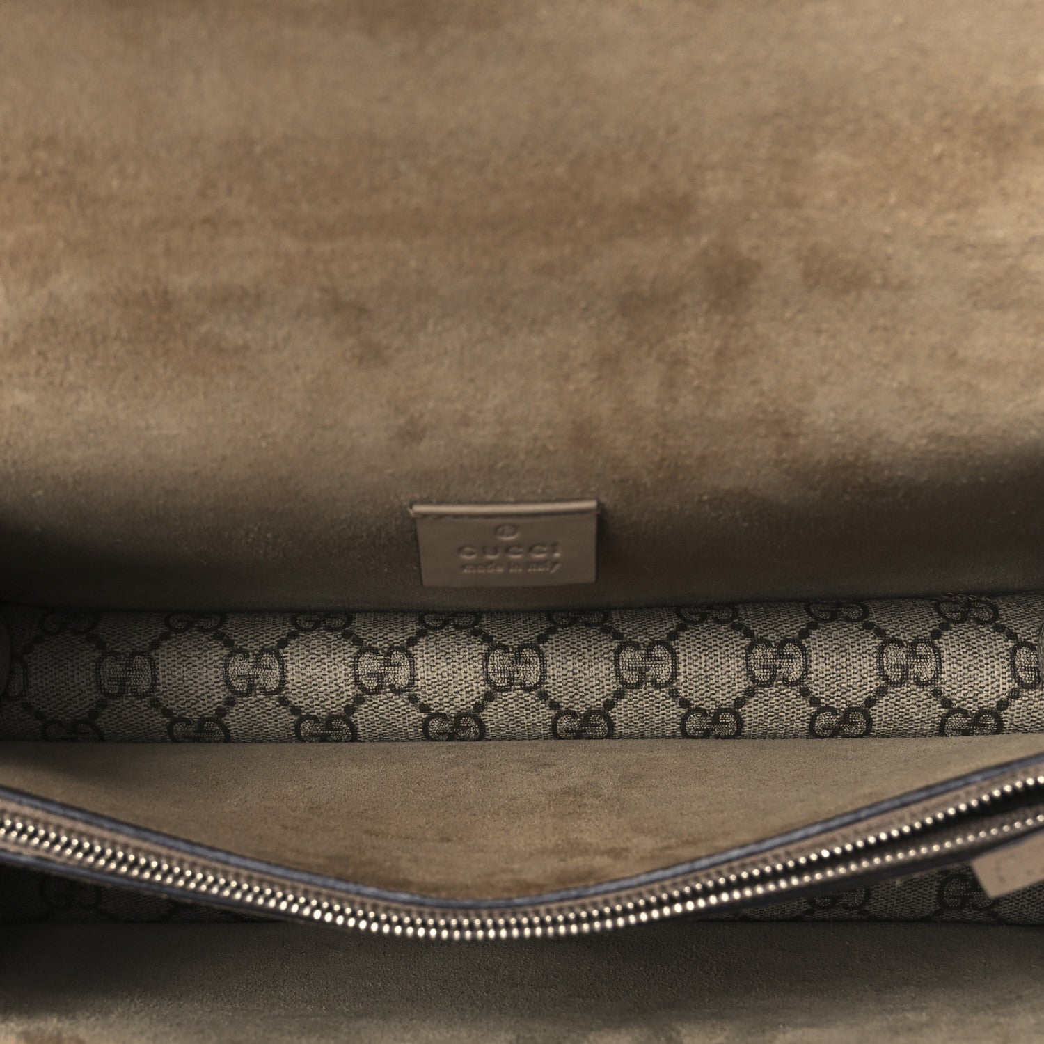 Gucci GG Supreme Monogram Small Dionysus Shoulder Bag Taupe 5 of 10