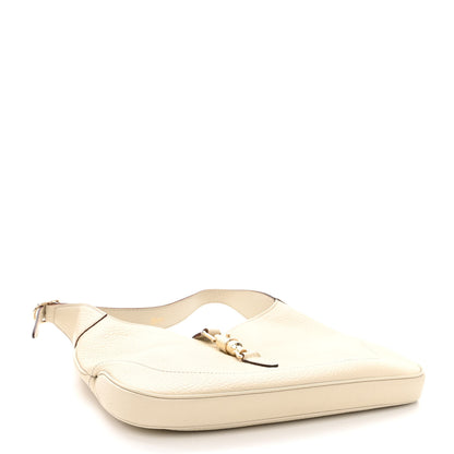 Gucci Calfskin Small Jackie O Hobo White 4 of 11