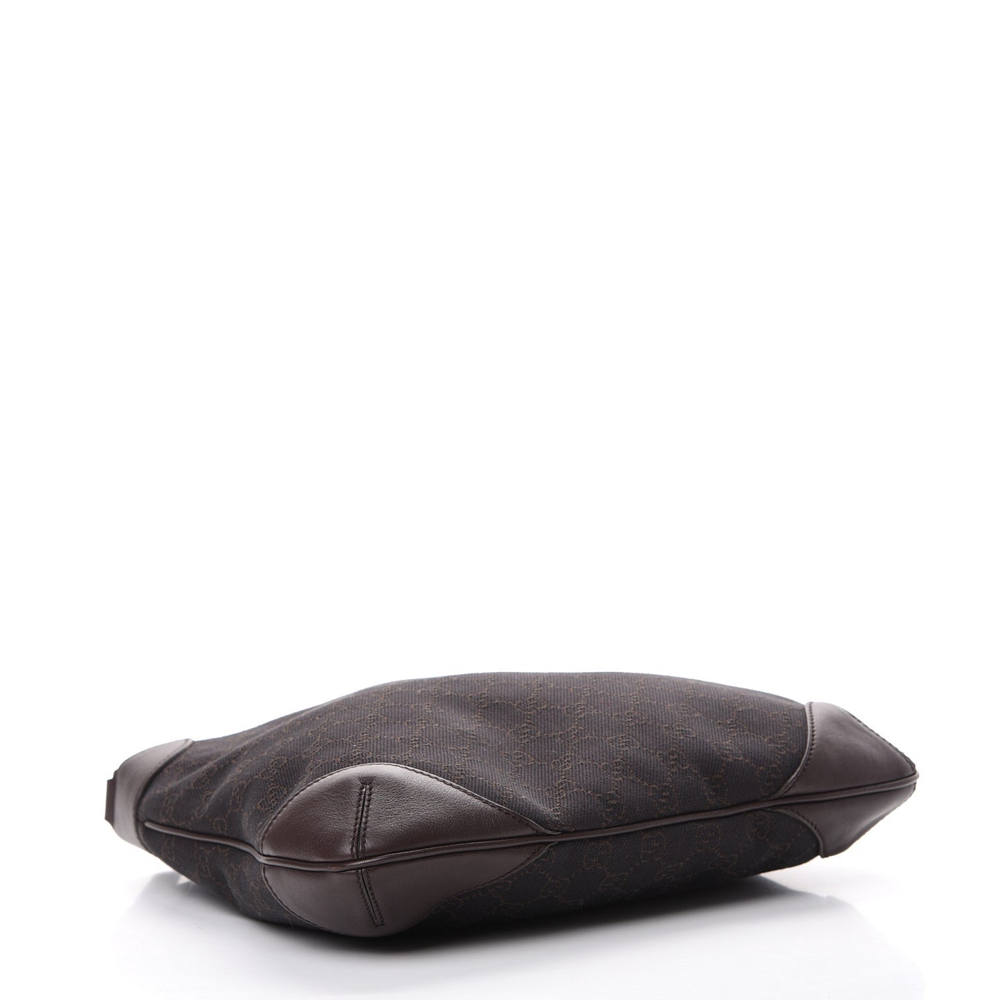 Monogram Signature Hobo Shoulder Bag Dark Brown