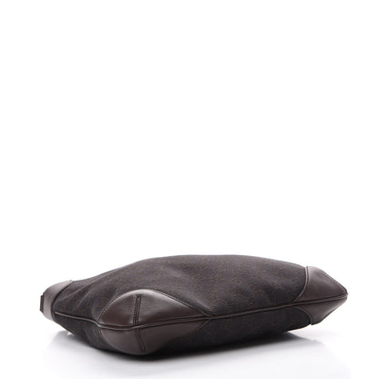 Gucci Monogram Signature Hobo Shoulder Bag Dark Brown 3 of 10