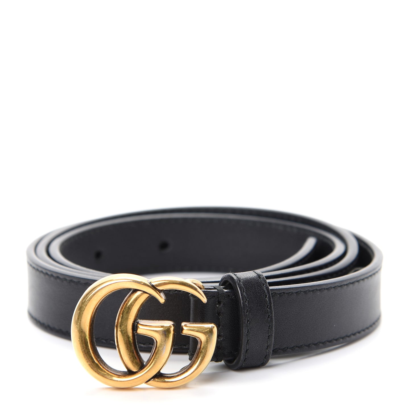 Calfskin Double G 20mm Belt 85 34 Black