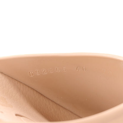 Gucci Soft Rubber Womens Interlocking G Platform 42mm Slide Sandals 40 Vintage Camel 8 of 11