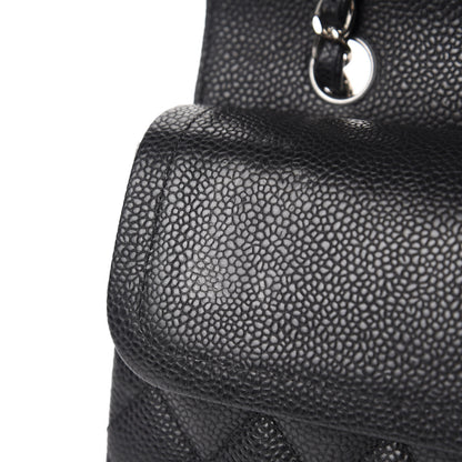 Chanel Caviar Quilted Medium Double Flap Black 8 of 14