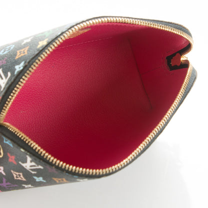 Louis Vuitton Monogram Multicolor Cosmetic Pouch Black Grenade 5 of 7