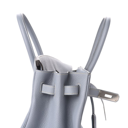 Hermes Togo Birkin 35 Bleu Lin 13 of 33